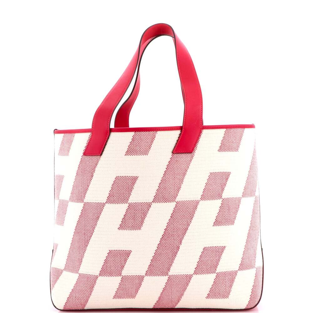 Hermes Cabas H En Biais Tote Canvas #234354H24B - Picture 3 of 8